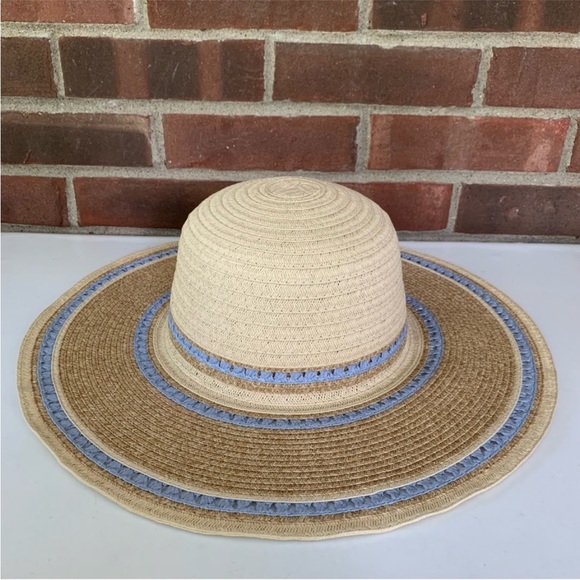 NWT QUAGGA Hat 4.5” brim, light blue and tan - Picture 11 of 15